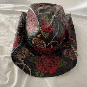 Peter Grimm skull cowboy hat